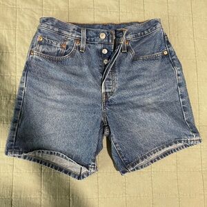 Levi's Classic 501 Blue Jean Shorts for Women